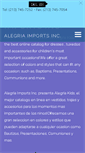 Mobile Screenshot of alegriakids.com